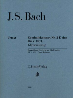 Harpsichord Concerto no. 2 E major BWV 1053 (HN1381)