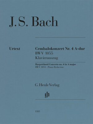 Harpsichord Concerto no. 4 A major BWV 1055 (HN1383)