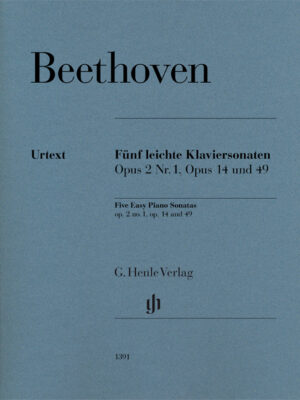 Five Easy Piano Sonatas op. 2,1, op. 14 and op. 49 (HN1391)