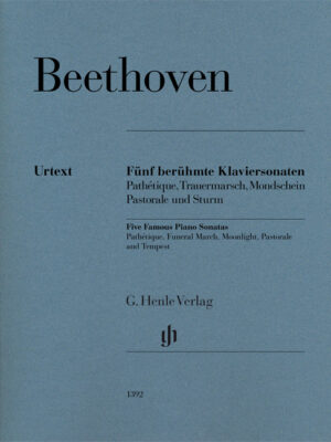 Five Famous Piano Sonatas op. 13, op. 26, op. 27,2, op. 28 and op. 31,2 (HN1392)