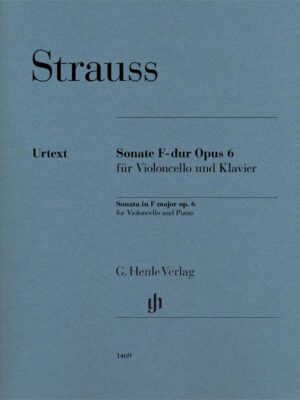 Sonata in F major op. 6 for Violoncello and Piano (HN1469)