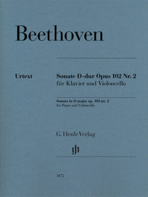 Sonata in D major op. 102 no. 2 for Piano and Violoncello (HN1475)
