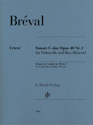 Sonata in C major op. 40 no. 1 for Violoncello and Bass (Piano) (HN1480)