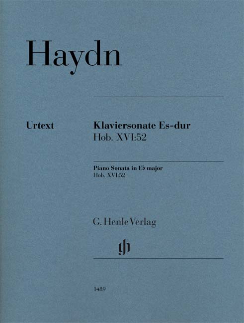 Piano Sonata in E flat major Hob. XVI:52 (HN1489)