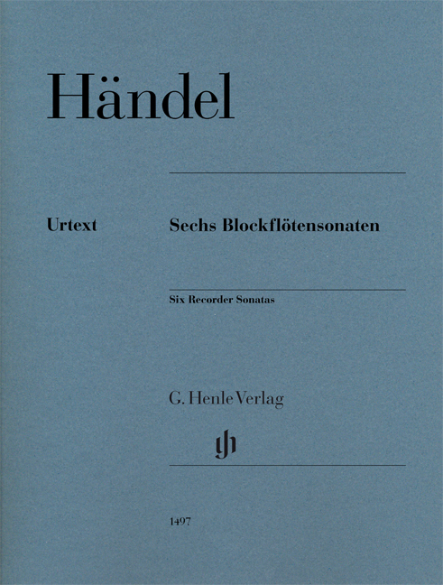 Six Recorder Sonatas (HN1497)