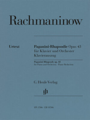 Rapsodie sur un thème de Paganini op. 43 (HN1506)