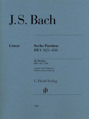 Six Partitas BWV 825-830 (HN1518)