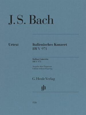 Italian Concerto BWV 971 (HN1526)
