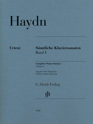 Complete Piano Sonatas Volume I (HN1536)