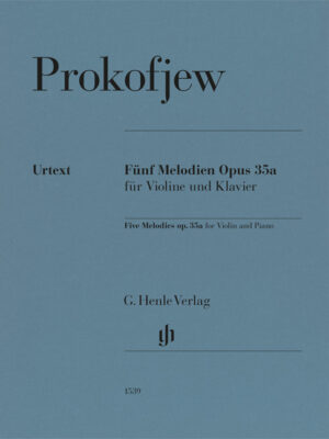 Five Melodies op. 35a for Violin and Piano (HN1539)
