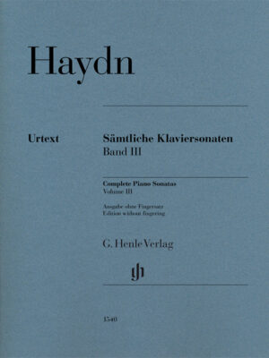 Complete Piano Sonatas Volume III (HN1540)