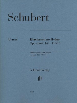 Piano Sonata B major op. post. 147 D 575 (HN1558)