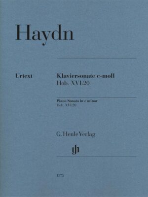 Piano Sonata c minor Hob. XVI:20 (HN1575)
