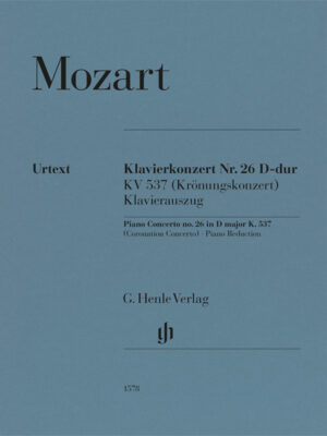 Piano Concerto no. 26 in D major K. 537 (HN1578)