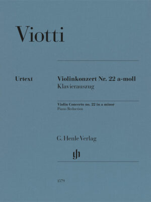 Violin Concerto no. 22 a minor (HN1579)