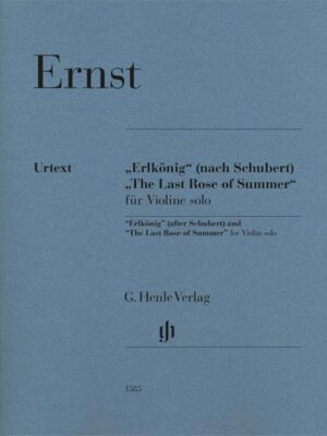 "Erlkönig" (after Schubert) and "The Last Rose of Summer" for Violin solo (HN1585)