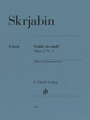 Etude c sharp minor op. 2 no. 1 (HN1594)