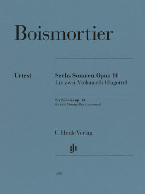 Six Sonatas op. 14 for two Violoncellos (Bassoons) (HN1599)