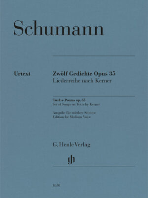 Twelve Poems op. 35, Set of Songs on Texts by Kerner (HN1630)