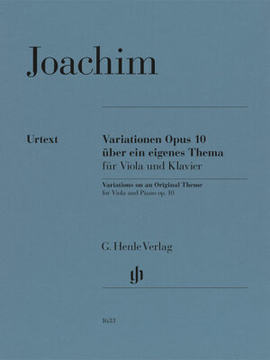 Variations on an Original Theme op. 10 for Viola and Piano (HN1633)