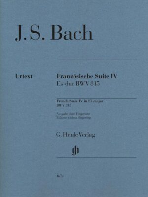 French Suite 4 Eb major BWV 815 (HN1674)