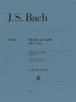 Partita 2 c minor BWV 826 (HN1692)