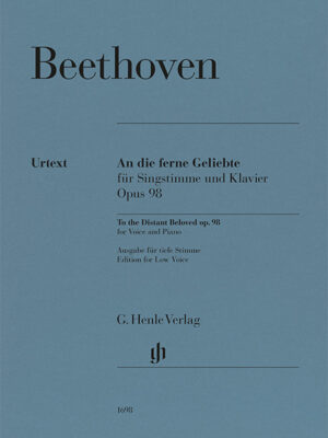 To the Distant Beloved op. 98 – for Voice and Piano (HN1698)