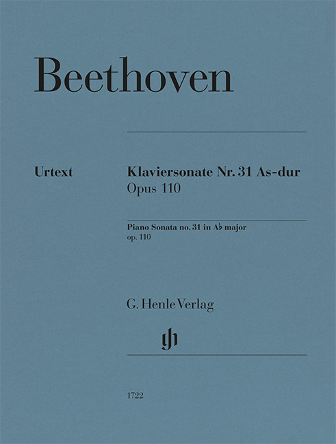 Piano Sonata no. 31 in A flat major op. 110 (HN1722)