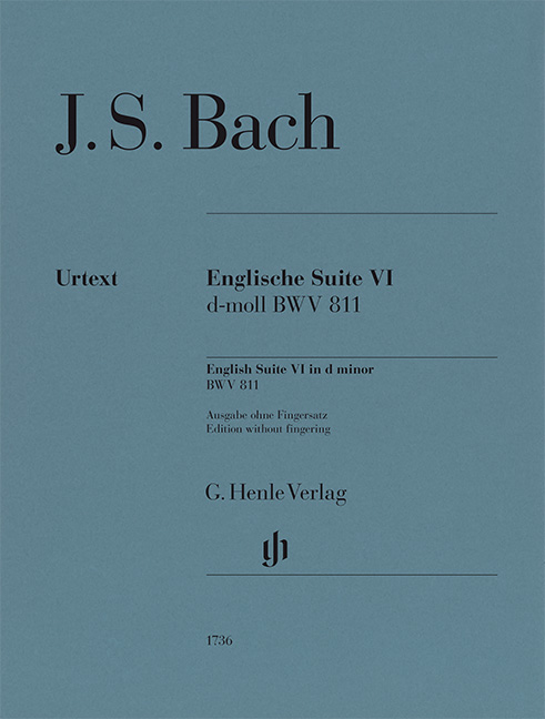 English Suite VI in d minor BWV 811 (HN1736)