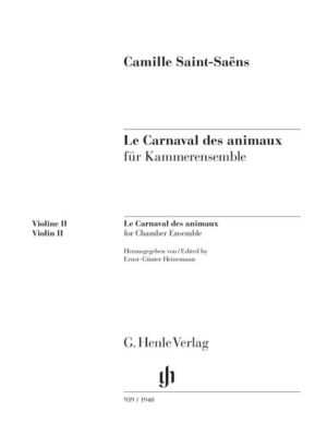 Le Carnaval des animaux for Chamber Ensemble (HN1940)