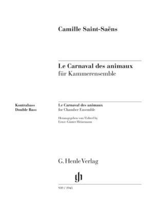 Le Carnaval des animaux for Chamber Ensemble (HN1943)