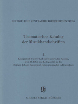 KBM 14/4 Bischöfliche Zentralbibliothek Regensburg – Kollegiatstift Unserer Lieben Frau zur Alten Kapelle, Dom St. Peter (HN2327)
