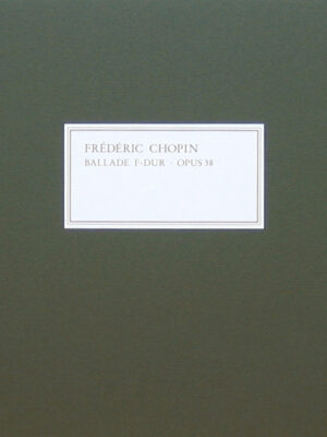 Ballad F major op. 38 (HN3212)