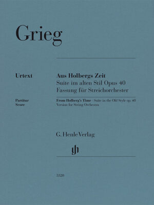 Holberg Suite op. 40 (score) (HN3320)