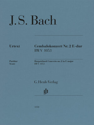 Harpsichord Concerto no. 2 in E major BWV 1053 (HN3350)