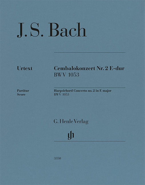 Harpsichord Concerto no. 2 in E major BWV 1053 (HN3350)