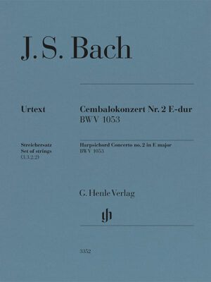 Harpsichord Concerto no. 2 in E major BWV 1053 (HN3352)
