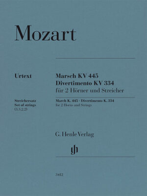 March K. 445 and Divertimento K. 334 (HN3412)