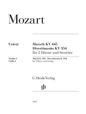 March K. 445 and Divertimento K. 334 (HN3413)