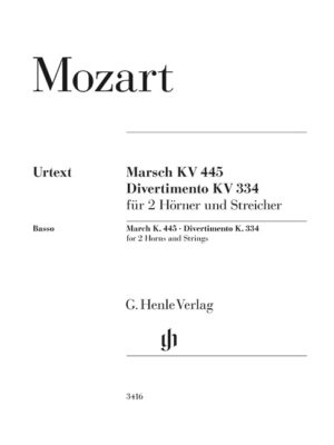 March K. 445 and Divertimento K. 334 (HN3416)
