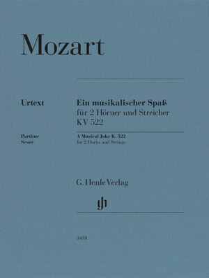 A Musical Joke K. 522 – for 2 Horns in F and Strings (HN3430)