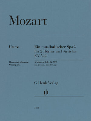 A Musical Joke K. 522 – for 2 Horns in F and Strings (HN3431)