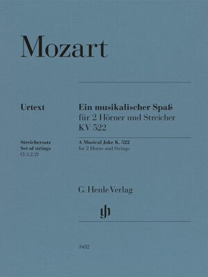 A Musical Joke K. 522 – for 2 Horns in F and Strings (HN3432)