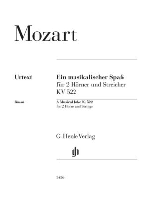 A Musical Joke K. 522 – for 2 Horns in F and Strings (HN3436)
