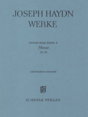 Mass No. 12 (Harmonie mass) (HN5603)