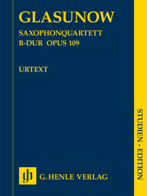 Saxophone Quartet B flat major op. 109 (HN7046)