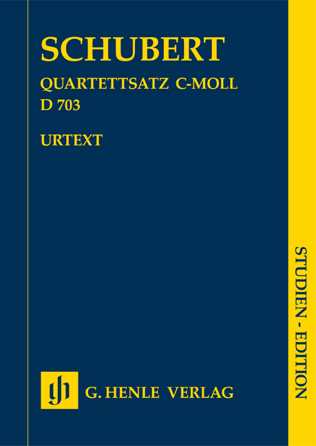 Quartet movement in c minor D 703 (HN7317)