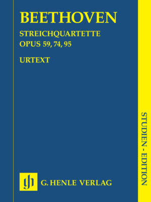 String Quartets op. 59, 74, 95 (HN9268)