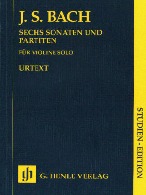 Six Sonatas and Partitas BWV 1001-1006 for Violin solo (HN9356)