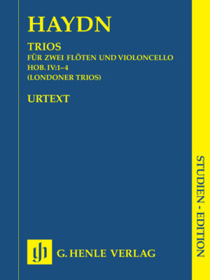 Trios for two Flutes and Violoncello Hob. IV:1–4 (London Trios) (HN9454)